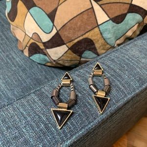 80s-inspired earrings